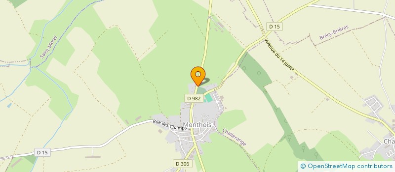 localisation de l'entreprise MONSIEUR MAX PONSARDIN  MONTHOIS