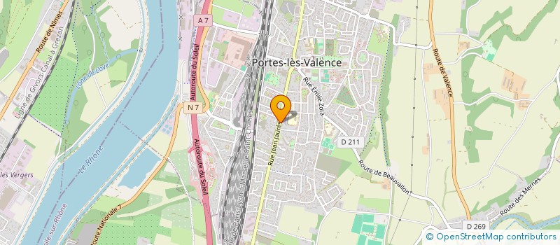 localisation de l'entreprise MONSIEUR MAX POURRET  PORTES-LES-VALENCE