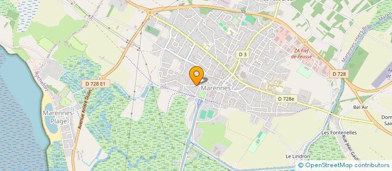 localisation de l'entreprise MONSIEUR MAX PRIVAT  MARENNES-HIERS-BROUAGE