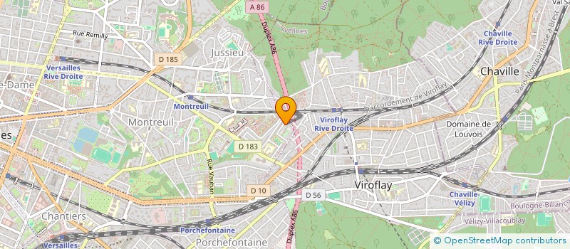 localisation de l'entreprise MONSIEUR MAX QUETRON à VERSAILLES