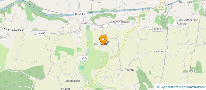 localisation de l'entreprise MONSIEUR MAX RAFFARD  LAMOTHE-LANDERRON