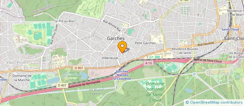 localisation de l'entreprise MONSIEUR MAX RAPHALEN à GARCHES