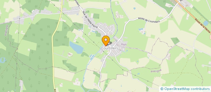 localisation de l'entreprise MONSIEUR MAX RAVAUX  COURTILLERS