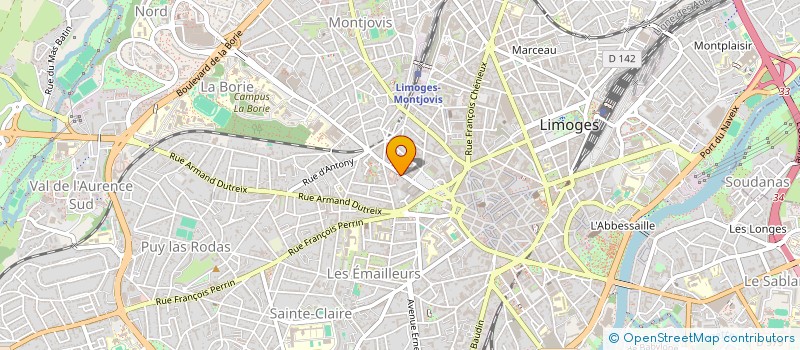 localisation de l'entreprise MONSIEUR MAX RIBETTE à LIMOGES