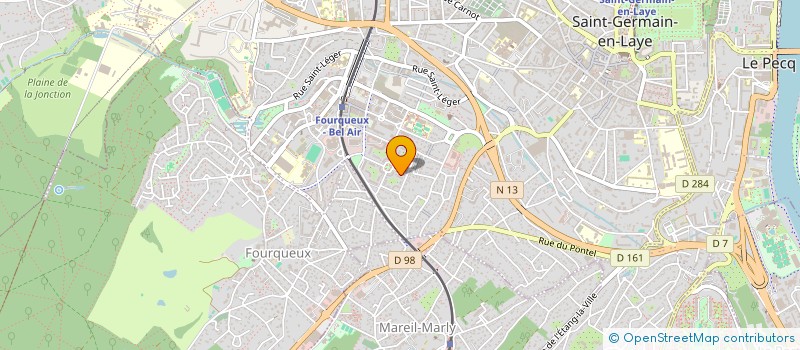 localisation de l'entreprise MONSIEUR MAX RICHARD à SAINT-GERMAIN-EN-LAYE