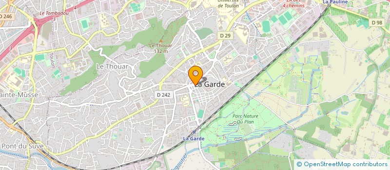 localisation de l'entreprise MONSIEUR MAX ROLLAND à LA GARDE