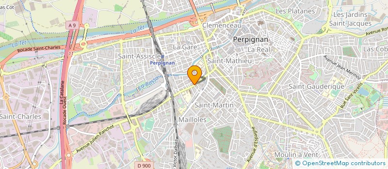 localisation de l'entreprise MONSIEUR MAX ROMANS  PERPIGNAN