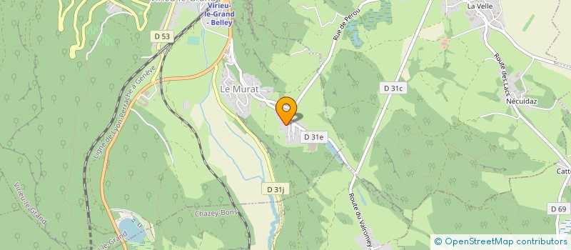 localisation de l'entreprise MONSIEUR MAX ROSSI  VIRIEU-LE-GRAND