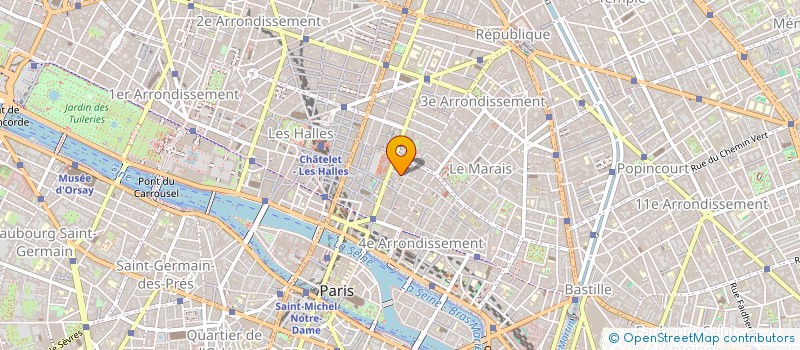 localisation de l'entreprise MONSIEUR MAX SERE DE RIVIERES à PARIS