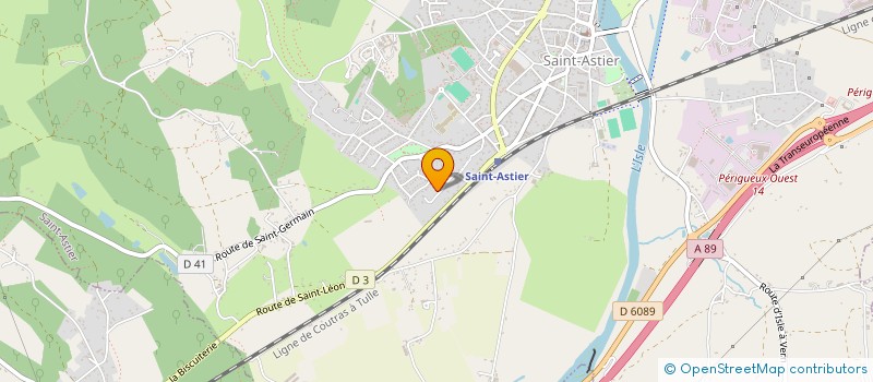 localisation de l'entreprise MONSIEUR MAX SIBADE à SAINT-ASTIER