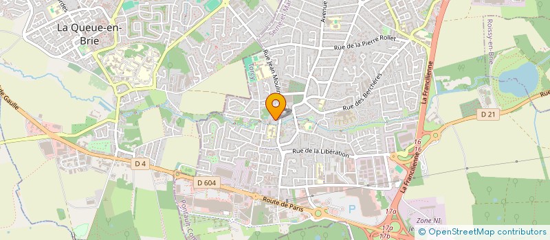 localisation de l'entreprise MONSIEUR MAX SISTERNAS à PONTAULT-COMBAULT