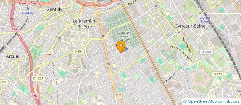 localisation de l'entreprise MONSIEUR MAX SOURDIVE  VILLEJUIF