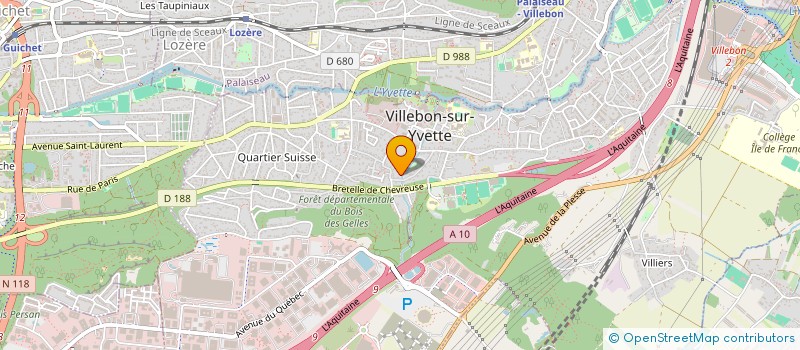 localisation de l'entreprise MONSIEUR MAX THIMON à VILLEBON-SUR-YVETTE