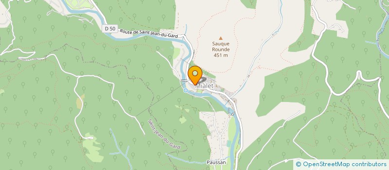 localisation de l'entreprise MONSIEUR MAX TIRFORT à ANDUZE