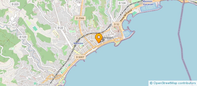 localisation de l'entreprise MONSIEUR MAX TOGNI  MENTON