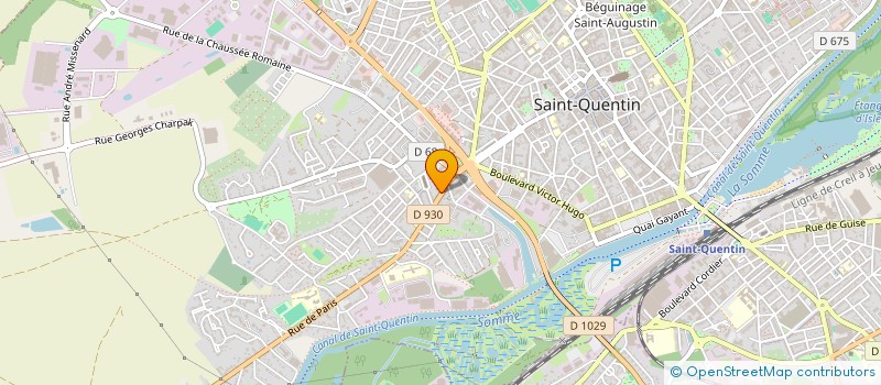 localisation de l'entreprise MONSIEUR MAX TRAUMAN à SAINT-QUENTIN