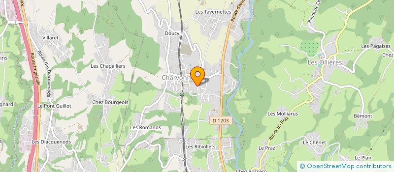 localisation de l'entreprise MONSIEUR MAX TROIA  NAVES-PARMELAN