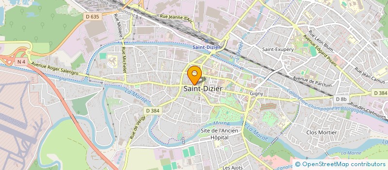 localisation de l'entreprise MONSIEUR MAX VERPILLOT à SAINT-DIZIER