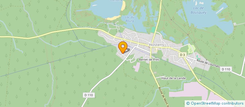 localisation de l'entreprise MONSIEUR MAX VIGNOLLES  HOSTENS