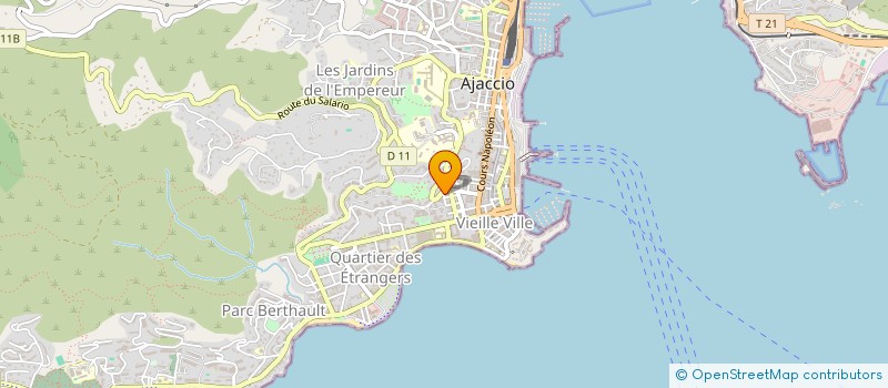 localisation de l'entreprise MONSIEUR MAX VINCENT à AJACCIO