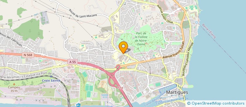 localisation de l'entreprise MONSIEUR MAX VOLLE à MARTIGUES