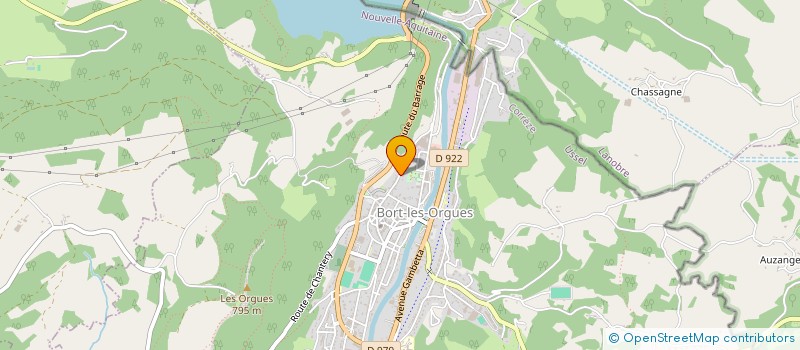 localisation de l'entreprise MONSIEUR MAX WEERMEER à BORT-LES-ORGUES