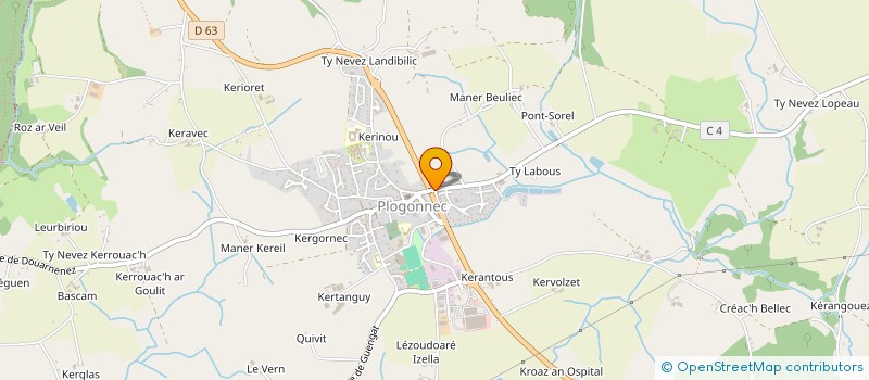 localisation de l'entreprise MONSIEUR MAXAN DUCHENE  PLOGONNEC