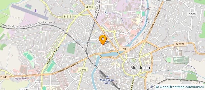 localisation de l'entreprise MONSIEUR MAXANCE BESSAGUET à MONTLUCON