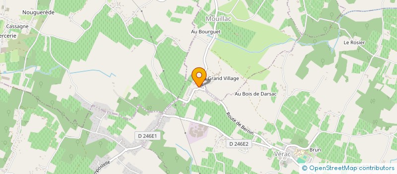 localisation de l'entreprise MONSIEUR MAXANCE DUSAN ATANGANA  VERAC