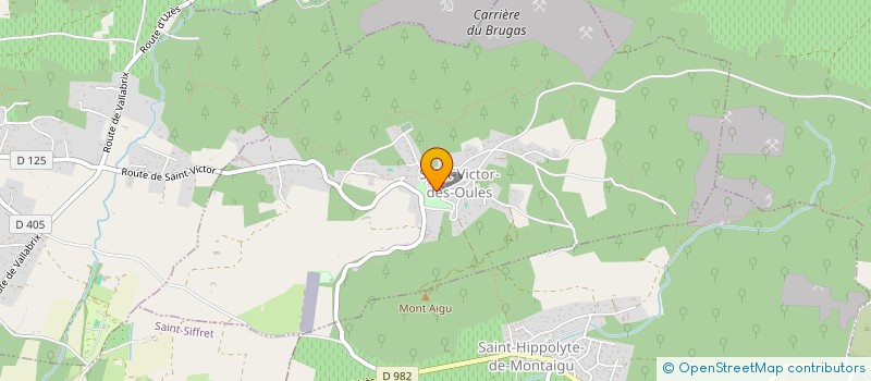 localisation de l'entreprise MONSIEUR MAXANCE MORA  SAINT-VICTOR-DES-OULES