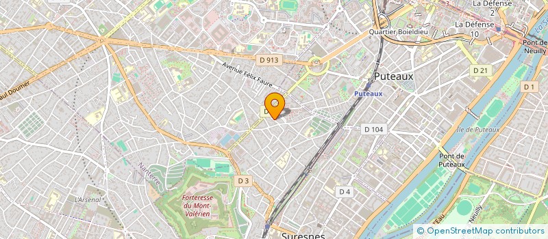 localisation de l'entreprise MONSIEUR MAXANDRE BOUVIER à SURESNES
