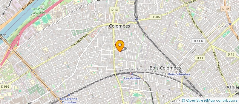 localisation de l'entreprise MONSIEUR MAXANDRE DAULON à COLOMBES