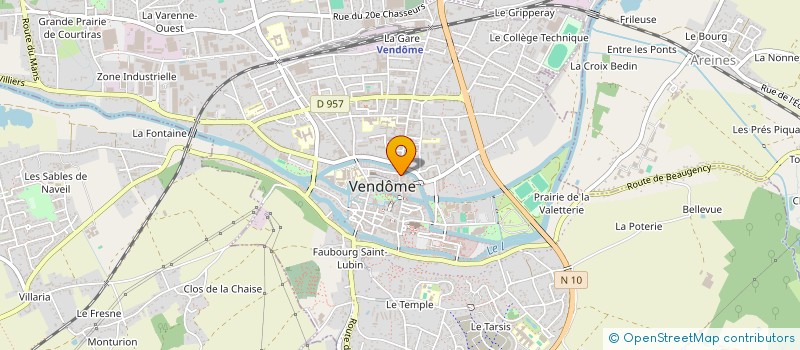 localisation de l'entreprise MONSIEUR MAXANDRE MIDOUX  VENDOME