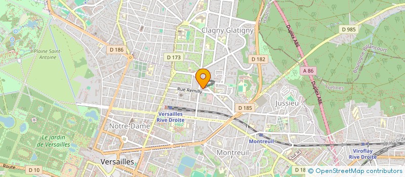 localisation de l'entreprise MONSIEUR MAXANDRE OFFRET à VERSAILLES