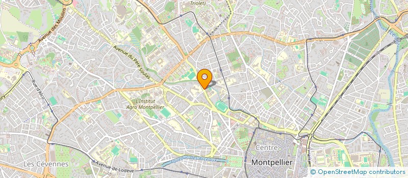 localisation de l'entreprise MONSIEUR MAXANDRE PACULL-MARQUIE à MONTPELLIER