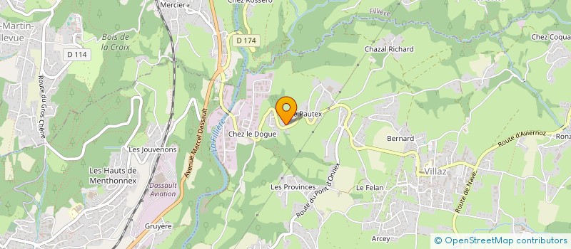 localisation de l'entreprise MONSIEUR MAXANS DUNAND-CHATELLET  VILLAZ