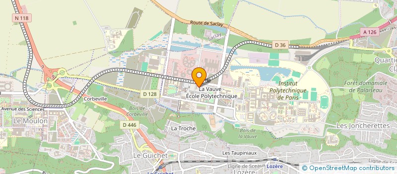 localisation de l'entreprise MONSIEUR MAXEN LOUNICI à PALAISEAU