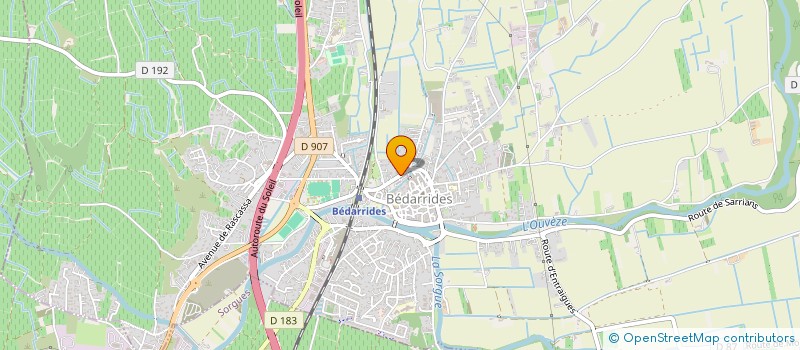 localisation de l'entreprise MONSIEUR MAXENCE ADOUARD  BEDARRIDES