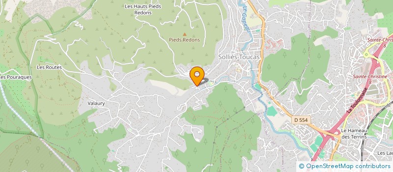 localisation de l'entreprise MONSIEUR MAXENCE ALEHAUSE  SOLLIES-TOUCAS