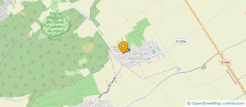 localisation de l'entreprise MONSIEUR MAXENCE ALEXANDRE  CAUROY-LES-HERMONVILLE