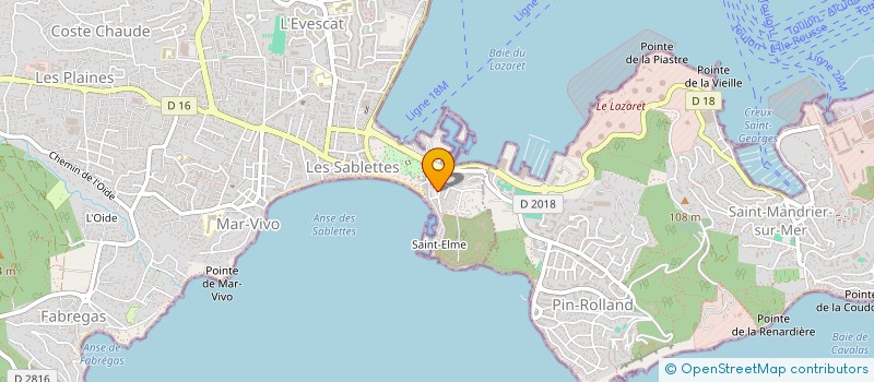 localisation de l'entreprise MONSIEUR MAXENCE ANTONINI  LA SEYNE-SUR-MER