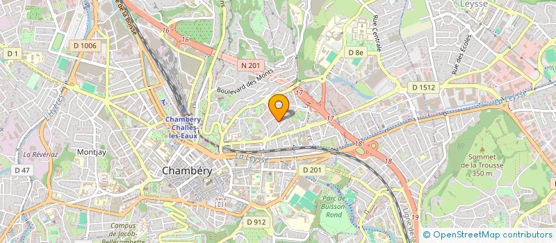 localisation de l'entreprise MONSIEUR MAXENCE AUCLAIR  CHAMBERY