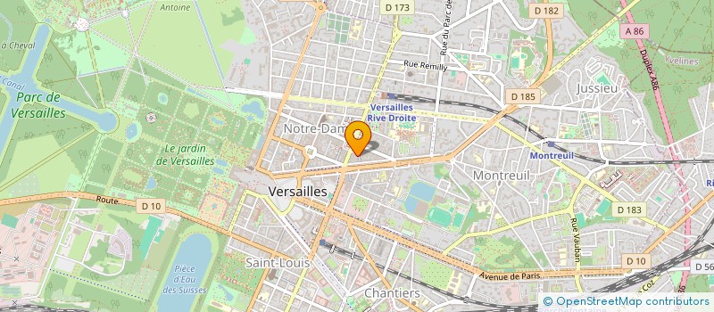 localisation de l'entreprise MONSIEUR MAXENCE BAHRI à VERSAILLES