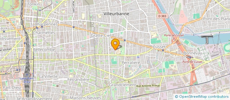 localisation de l'entreprise MONSIEUR MAXENCE BAJARD  VILLEURBANNE