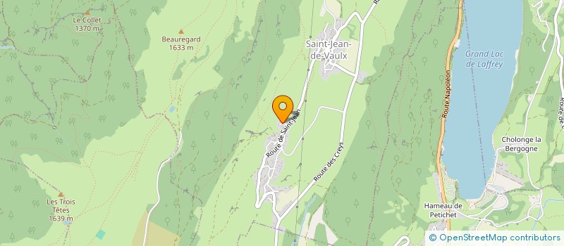 localisation de l'entreprise MONSIEUR MAXENCE BARET  SAINT-JEAN-DE-VAULX