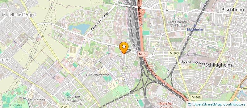 localisation de l'entreprise MONSIEUR MAXENCE BASTELICA  SCHILTIGHEIM