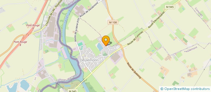 localisation de l'entreprise MONSIEUR MAXENCE BATTAGLIERO  DEULEMONT