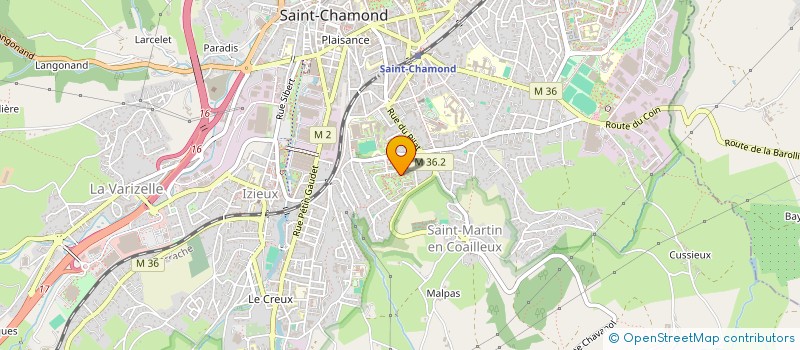 localisation de l'entreprise MONSIEUR MAXENCE BEGUET à SAINT-CHAMOND