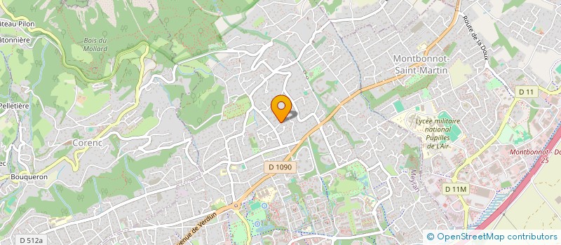 localisation de l'entreprise MONSIEUR MAXENCE BELOT  MEYLAN