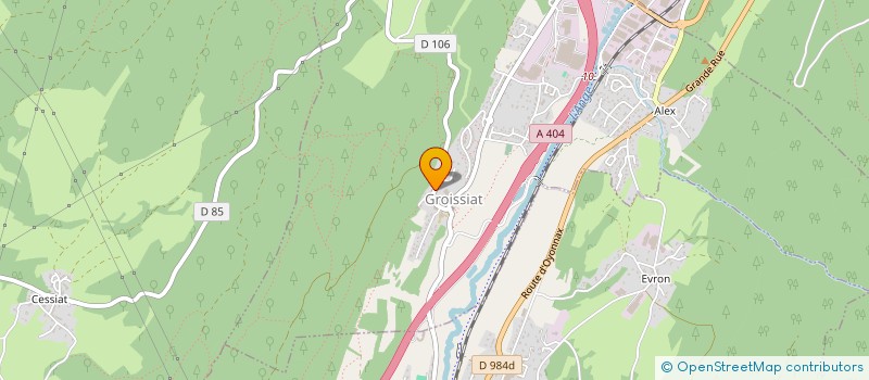 localisation de l'entreprise MONSIEUR MAXENCE BEROUD à GROISSIAT